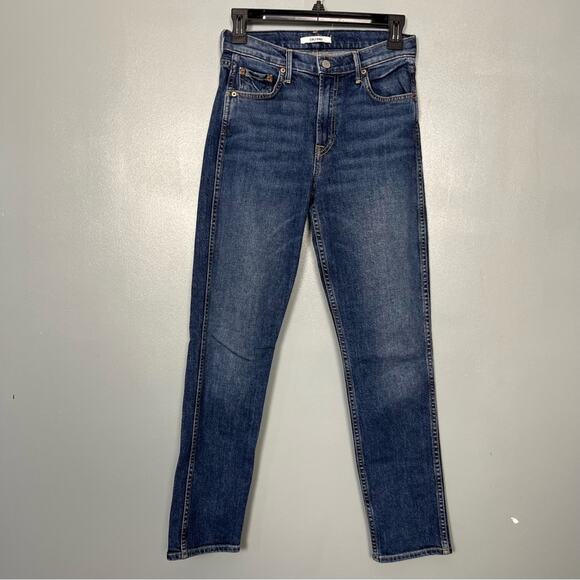 GRLFRND Naomi High Rise Skinny Denim Jeans in American Pie Blue Size 27 - Picture 1 of 12